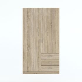 GAYA šatní skříň 2D3S, dub Sonoma