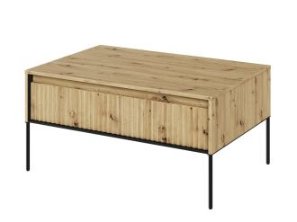 Konfereční stolek 1D IPOLIS dub artisan/černá