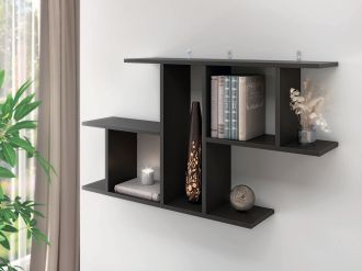 S 6 závěsná police, antracit