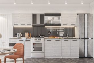 JANSEN kuchyňská linka 260, light artwood/antracit