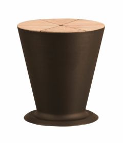 ICOO - stolek s úložným prostorem antracit/teak