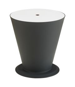 ICOO - stolek s úložným prostorem antracit/trespa