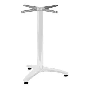 Zahradní stolová podnož ROMA 3 bílá pro desky max O70cm nebo 70×70cm