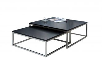 2SET konferenční stolek NEW ELEMENTS černý