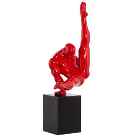 skulptura ATHLETE RED BLACK II