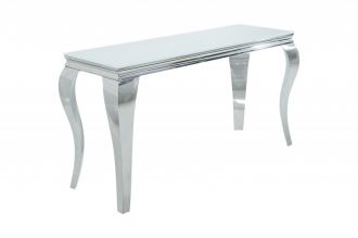 Konzolový stolek MODERN BAROCCO 140 CM bílý