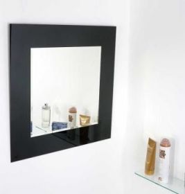 zrcadlo CUBE BLACK 60/60