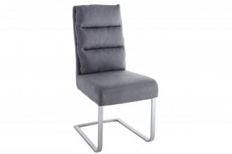 Konzolová židle COMFORT vintage šedá mikrovlákno
