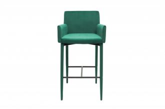 Barová židle MILANO smaragdově zelená