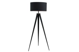 Stojací lampa TRIPOD BLACK 142 CM