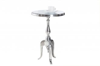 Odkládací stolek JARDIN ROUND 55 CM stříbrný