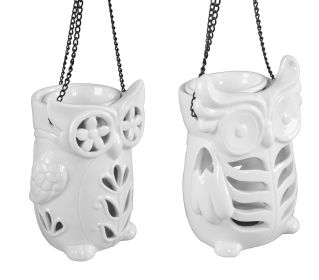 Aromatická lampa OWL 14 CM porcelán