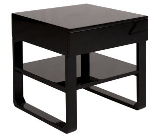 Noční stolek CORTES 50 CM černý