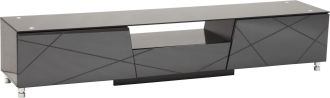 Televizní stolek LUXO BLACK 200 CM
