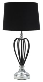 Stolní lampa DARKY SILVER 56 CM