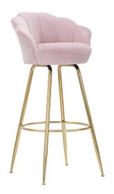 Barová židle ANNA 110 CM růžová
