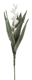 Umělá květina ALOE FLOWER 93 CM bílá