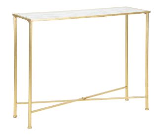 Konzolový stolek BUTTERFLY 100 CM zlatý