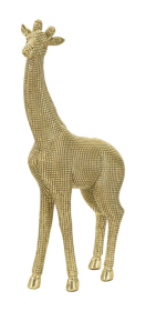 Soška GIRAFFE GOLD 40 CM