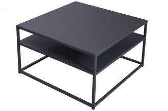 Konferenční stolek DURA STEEL 70 CM černý kov
