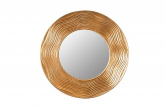 Zrcadlo CIRCLE 100 CM zlaté masiv pavlovnie