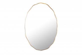 Zrcadlo oválné ELEGANCIA 100 CM zlaté