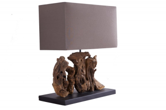 Stolní lampa ARAGON 50 CM naplavené dříví