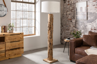 Stojací lampa ROOTS 160-175 CM naplavené dříví