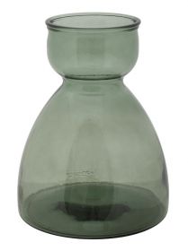 Váza NONA GREEN 34 CM recyklované sklo