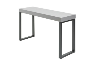 Psací/konzolový stůl DESK 120 CM šedá vysoký lesk - inv nemá