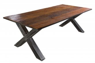 Jídelní stůl BARRACUDA X 180 CM masiv recyklované dřevo