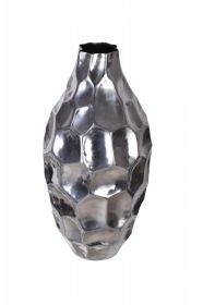 Váza ORIENT 45 CM stříbrná
