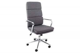 Kancelářská židle TRADER šedá strukturovaná látka