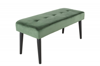 Lavice BOUTIQUE 95 CM tmavě zelená samet