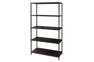 Regál SLIM LINE 150x77 CM vzhled černý jasan