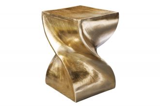 Odkládací stolek TWIST 45 CM zlatý