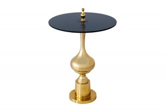 Odkládací stolek ABSTRACT 65 CM zlatý