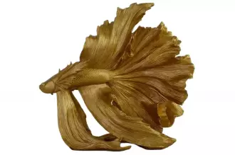 Soška FISH CROWNTAIL 60 CM zlatá