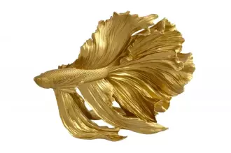 Soška FISH CROWNTAIL 36 CM zlatá