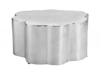 Konferenční stolek ORGANIC 70 CM stříbrný