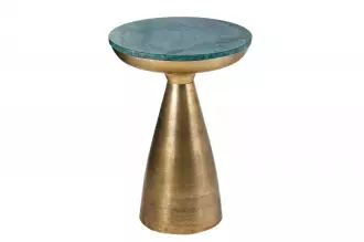Odkládací stolek ELEMENTS 30 CM zelený mramor