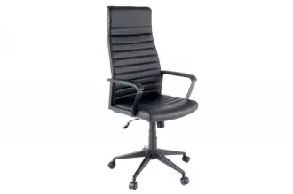 Kancelářská židle LAZIO černá umělá kůže