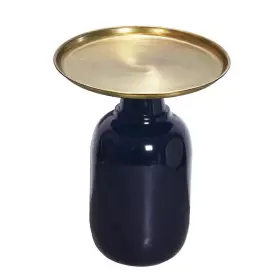 Odkládací stolek ELEGANCIA 50 CM černý/zlatý