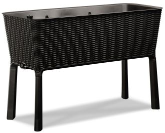 Květináč na nožičkách LUGO grafit Květináč na nožičkách LUGO grafit