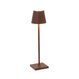 Zahradní lampička POLDINA hnědá - 27,5 cm