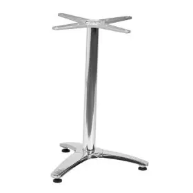 Zahradní stolová podnož ROMA 3 stříbrná pro desky max O70cm nebo 70×70cm