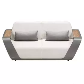 Zahradní dvoumístná pohovka ONDA GREY WHITE