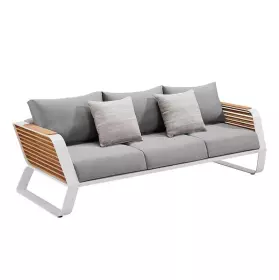 Zahradní třímístná pohovka WING WHITE GREY
