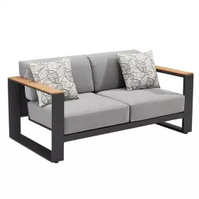 Zahradní dvoumístná pohovka CAMBUSA BLACK