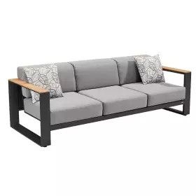 Zahradní třímístná pohovka CAMBUSA BLACK